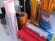 Dünne wasserdichte schützende PVC-Verpackungsfolie blau/Rosa/Rot